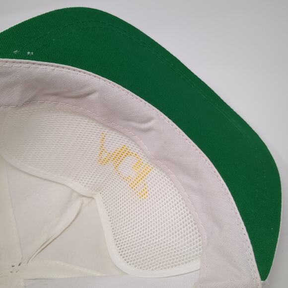 AGP Slideback Rope Hat Solid White One Size Embroidered Adjustable Vintage USA - Picture 8 of 9